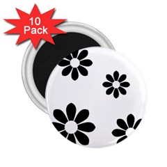 Land Of Flowers 2 25  Magnets (10 Pack)  by moonlightladybug