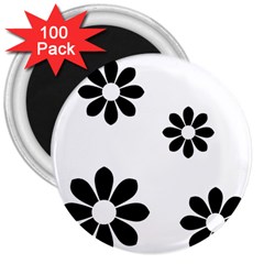 Land Of Flowers 3  Magnets (100 Pack) by moonlightladybug