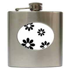 Land Of Flowers Hip Flask (6 Oz) by moonlightladybug