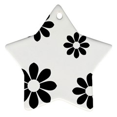 Land Of Flowers Star Ornament (two Sides) by moonlightladybug