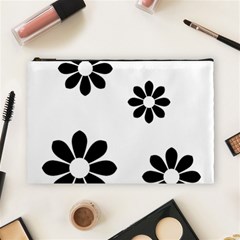 Land Of Flowers Cosmetic Bag (large) by moonlightladybug