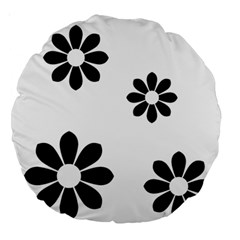 Land Of Flowers Large 18  Premium Round Cushions