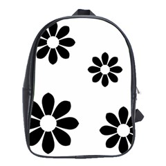 Land Of Flowers School Bag (xl) by moonlightladybug