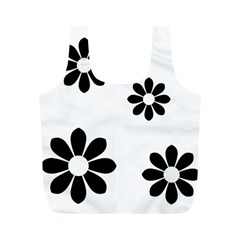 Land Of Flowers Full Print Recycle Bag (m) by moonlightladybug