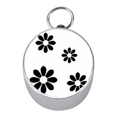 Land Of Flowers Mini Silver Compasses by moonlightladybug