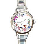 I am Fun  Round Italian Charm Watch Front