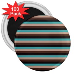 Stripey 1 3  Magnets (100 Pack) by anthromahe