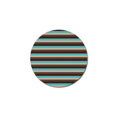 Stripey 1 Golf Ball Marker by anthromahe