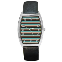 Stripey 1 Barrel Style Metal Watch by anthromahe