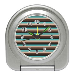 Stripey 1 Travel Alarm Clock by anthromahe