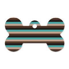 Stripey 1 Dog Tag Bone (one Side)