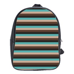 Stripey 1 School Bag (large) by anthromahe