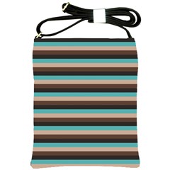 Stripey 1 Shoulder Sling Bag by anthromahe