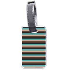 Stripey 1 Luggage Tag (one Side) by anthromahe