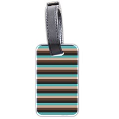 Stripey 1 Luggage Tag (two Sides) by anthromahe