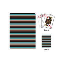 Stripey 1 Playing Cards Single Design (mini) by anthromahe