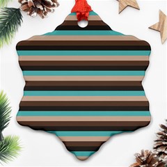 Stripey 1 Ornament (snowflake)