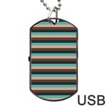 Stripey 1 Dog Tag USB Flash (Two Sides) Front