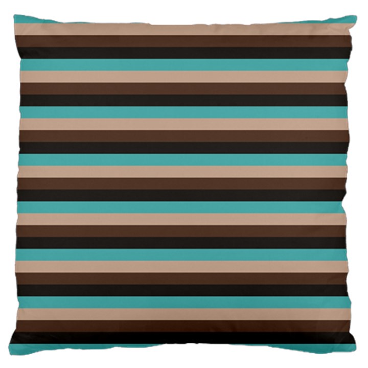 Stripey 1 Large Cushion Case (One Side)