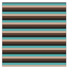 Stripey 1 Large Satin Scarf (square) by anthromahe