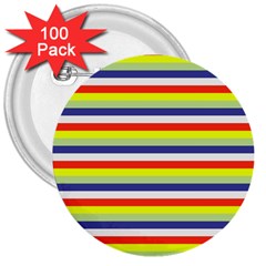 Stripey 2 3  Buttons (100 pack) 