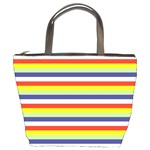 Stripey 2 Bucket Bag Front