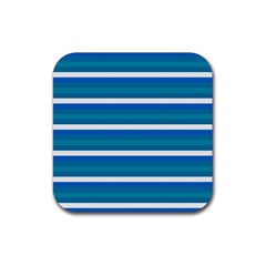 Stripey 3 Rubber Coaster (square) 