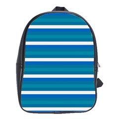 Stripey 3 School Bag (large) by anthromahe