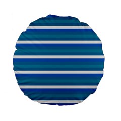 Stripey 3 Standard 15  Premium Flano Round Cushions by anthromahe