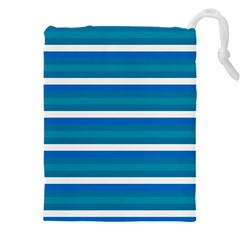 Stripey 3 Drawstring Pouch (4xl) by anthromahe