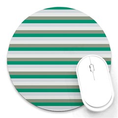 Stripey 4 Round Mousepads by anthromahe