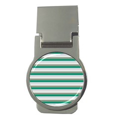 Stripey 4 Money Clips (round)  by anthromahe