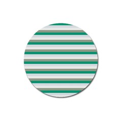 Stripey 4 Magnet 3  (round) by anthromahe