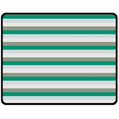 Stripey 4 Fleece Blanket (medium)  by anthromahe