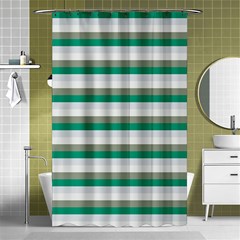 Stripey 4 Shower Curtain 48  X 72  (small)  by anthromahe