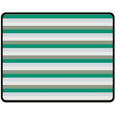 Stripey 4 Double Sided Fleece Blanket (medium)  by anthromahe