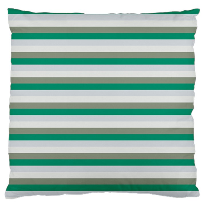 Stripey 4 Large Flano Cushion Case (Two Sides)