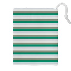 Stripey 4 Drawstring Pouch (5xl) by anthromahe