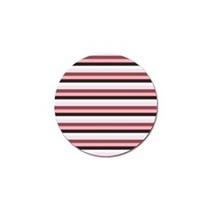 Stripey 5 Golf Ball Marker by anthromahe