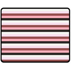 Stripey 5 Fleece Blanket (medium)  by anthromahe