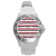 Stripey 5 Round Plastic Sport Watch (l)