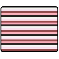 Stripey 5 Double Sided Fleece Blanket (medium)  by anthromahe