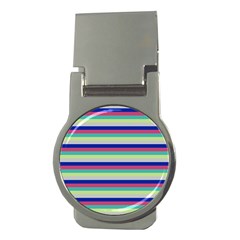 Stripey 6 Money Clips (Round) 