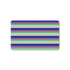 Stripey 6 Magnet (name Card) by anthromahe