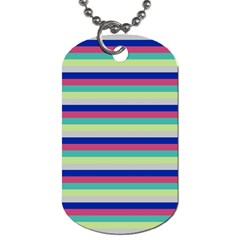 Stripey 6 Dog Tag (one Side) by anthromahe