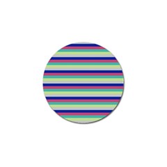 Stripey 6 Golf Ball Marker by anthromahe