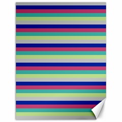 Stripey 6 Canvas 12  X 16  by anthromahe