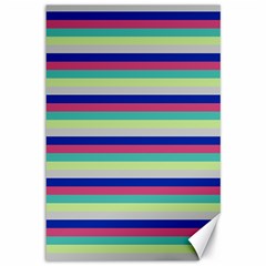 Stripey 6 Canvas 12  x 18 