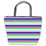 Stripey 6 Bucket Bag Front