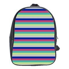 Stripey 6 School Bag (large) by anthromahe